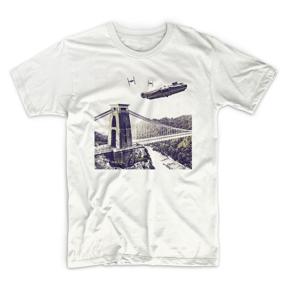 IX T shirt Star Wars - Millennium white